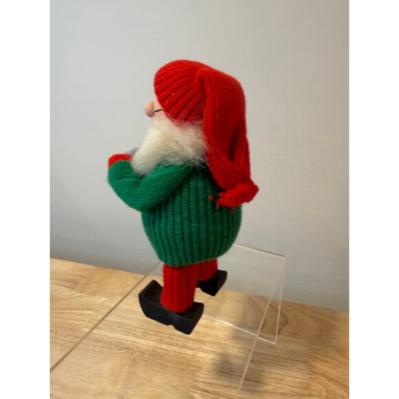 Ljungstroms Of Sweden Tomte Wooden Figure Santa Holding Baby Vintage JL - Picture 3 of 10